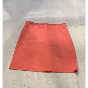 Ann Taylor Mini Coral  Stretchy Party Skirt Size 10